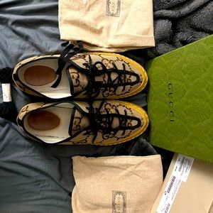 Pair of my Gucci Canvas Ukoho’s,